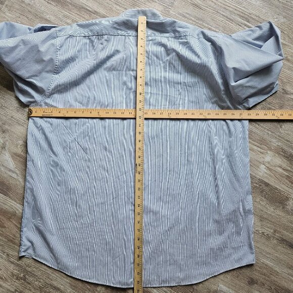 Michigan Wolverines Button Shirt Size 1X Las Olas Stripe Rhinestone NCAA Vtg 90s - Picture 14 of 16